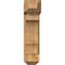 Ekena Millwork Balboa Craftsman Rough Sawn Bracket w/ Offset Brace, Western Red Cedar, 8"W x 20"D x 32"H BKT0806X20X32BOA04RWR - alternate 3